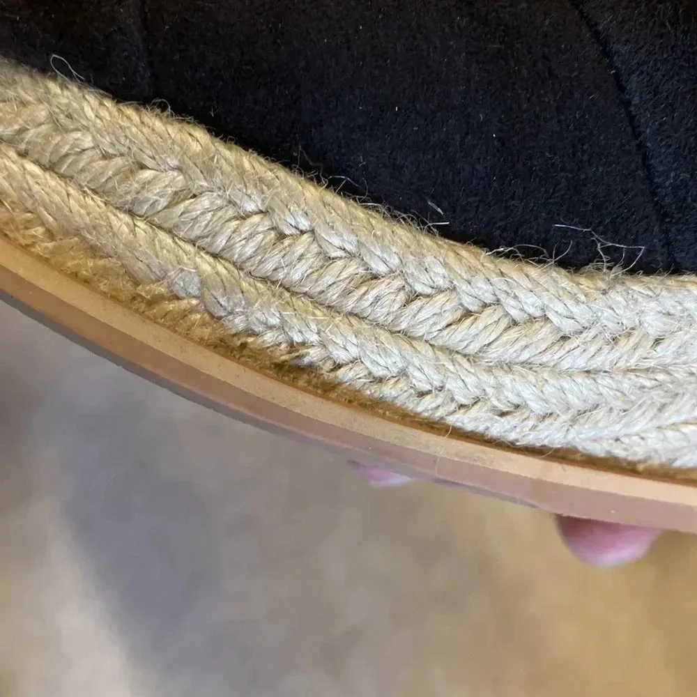 Sam Edelman‎ Black Wedge Sandals